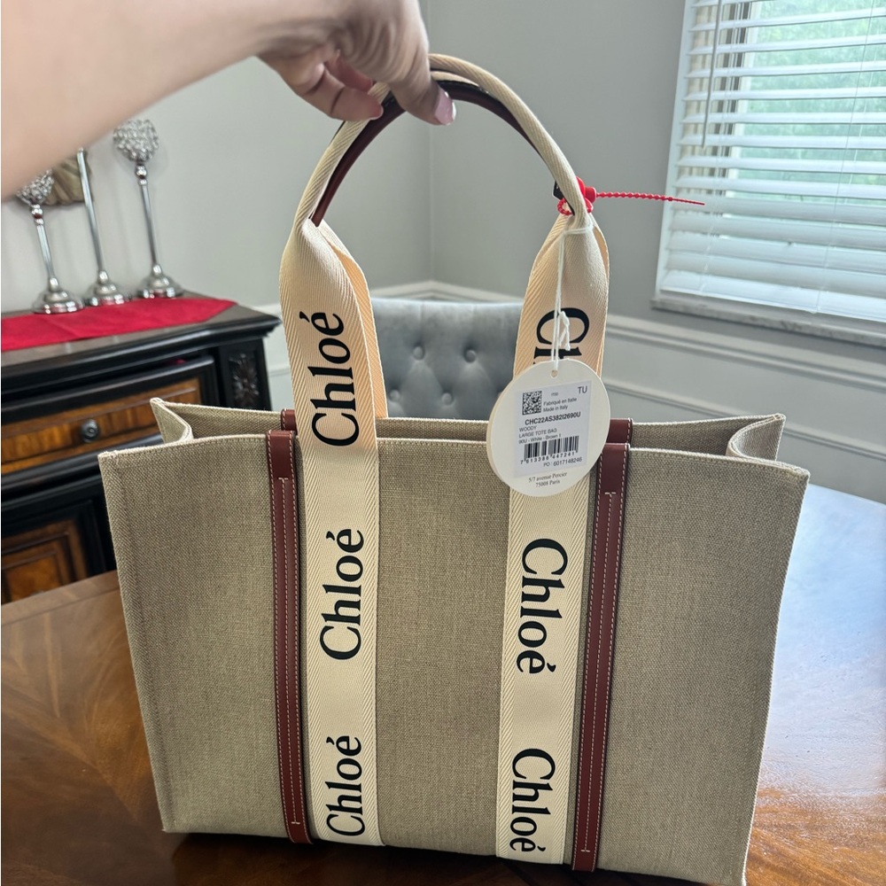 Chloe Woody tote bag. Brand new with tags. - Picture 2 of 6